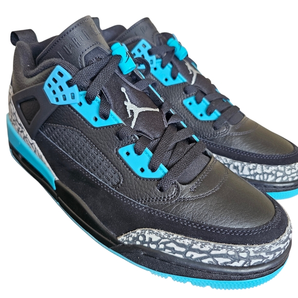 Jordan Spizike Low (Men's Size 11 US)Black/Wolf Grey/Gamma Blue - Picture 3 of 15